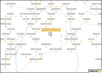 map of Gandaogo