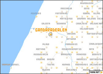 map of Gândara de Além