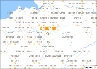 map of Gándara