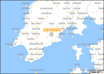 map of Gándara