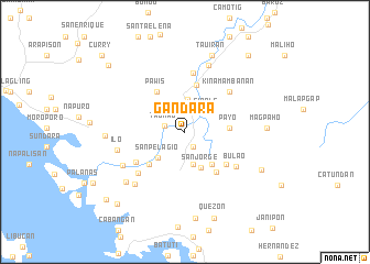 map of Gandara