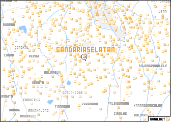 map of Gandaria-selatan