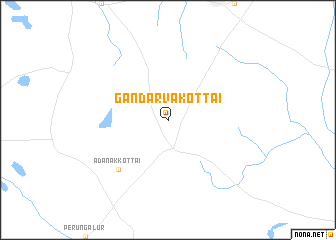 map of Gandarvakottai