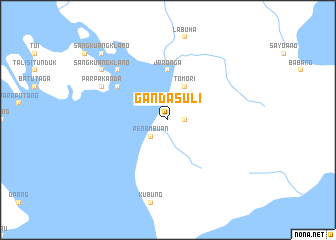 map of Gandasuli