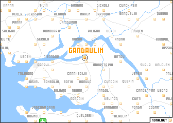 map of Gandaulim
