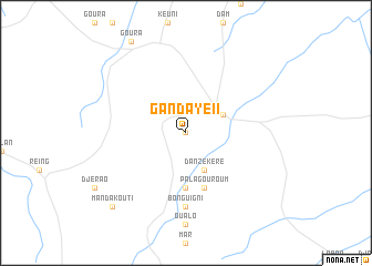 map of Gandaye II