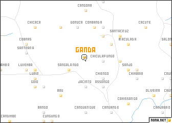 map of Ganda