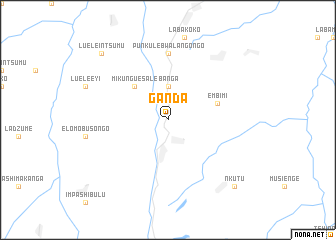 map of Ganda