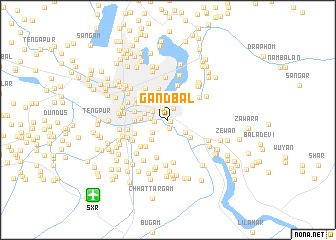 map of Gandbal