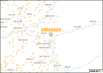 map of Gande Gar