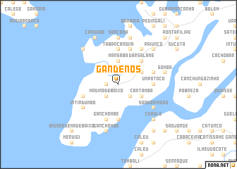 map of Gandenós