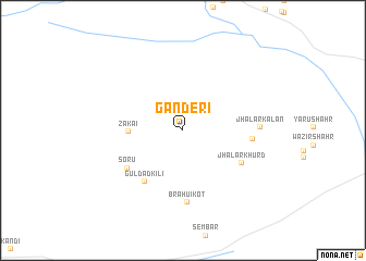 map of Ganderi