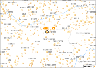 map of Ganderi