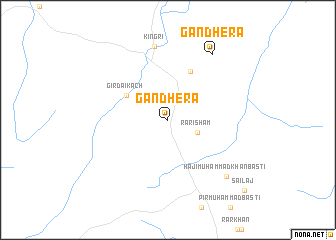 map of Gandhera