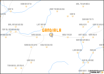 map of Gandiala