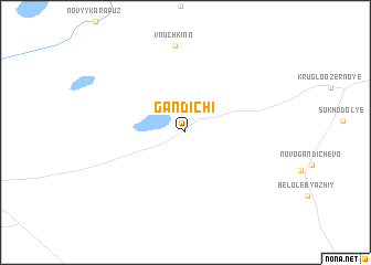 map of Gandichi