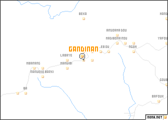 map of Gandinan