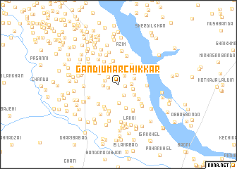 map of Gandi Umar Chikkar