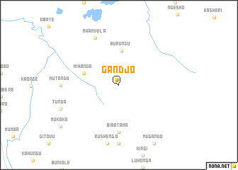 map of Gandjo