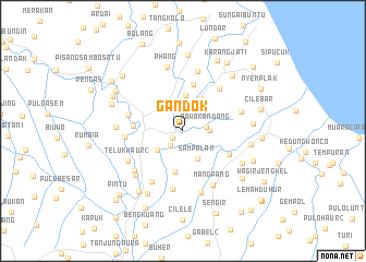 map of Gandok