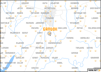 map of Gandok