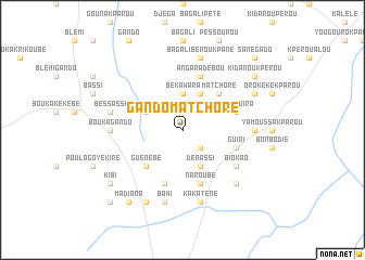 map of Gando Matchoré