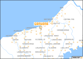 map of Gandona