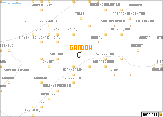 map of Gandow