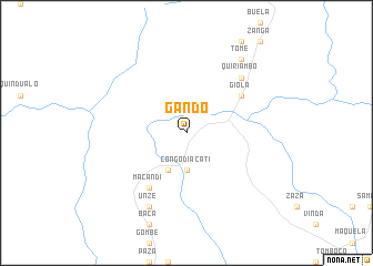 map of Gando