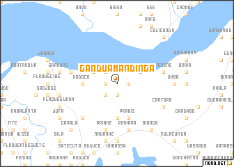 map of Ganduá Mandinga