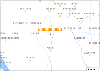 map of Gandu Dambo