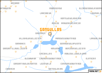 map of Gandullas