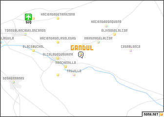 map of Gandul