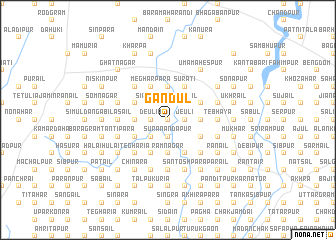 map of Gandul