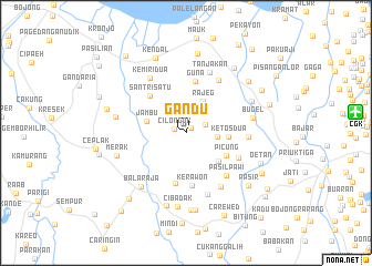 map of Gandu