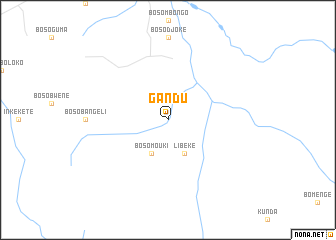 map of Gandu