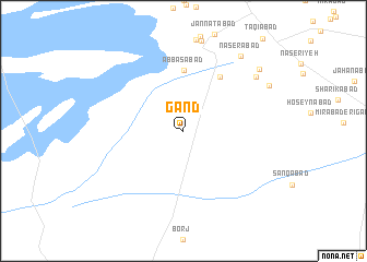 map of Gand