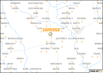 map of Găneasa