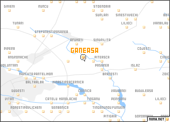 map of Găneasa