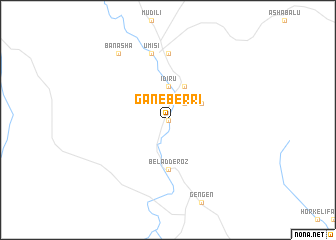 map of Ganeberri