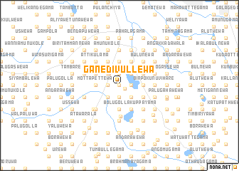 map of Gane Divullewa