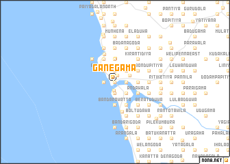 map of Ganegama