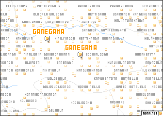 map of Ganegama