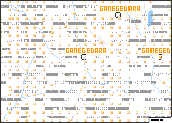 map of Ganegedara