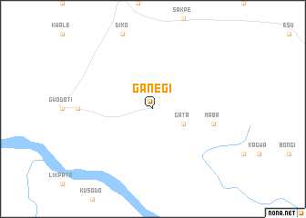 map of Ganegi