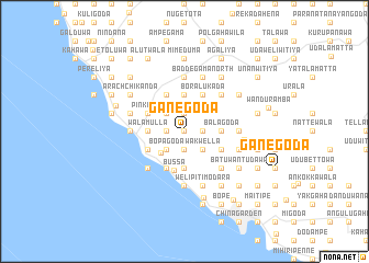 map of Ganegoda