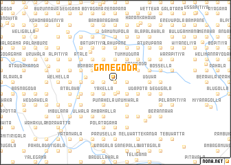 map of Ganegoda