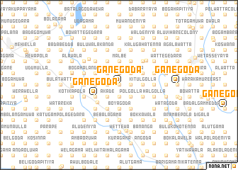 map of Ganegoda