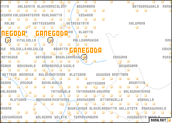 map of Ganegoda
