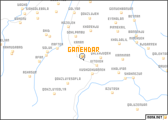 map of Ganehdār